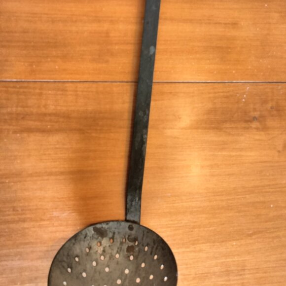 Vintage Primitive 14” Handmade Steel Ladle - Picture 3 of 3